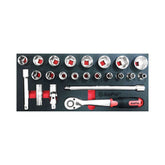 Va-Työkalusarja 1/2” 23-Os. Sae Foam